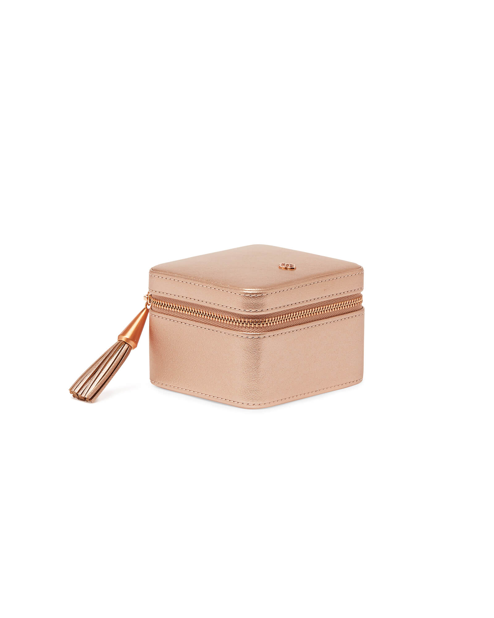 Kendra Scott Small Travel Jewelry Case in Rose Gold | Pu (Polyurethane)